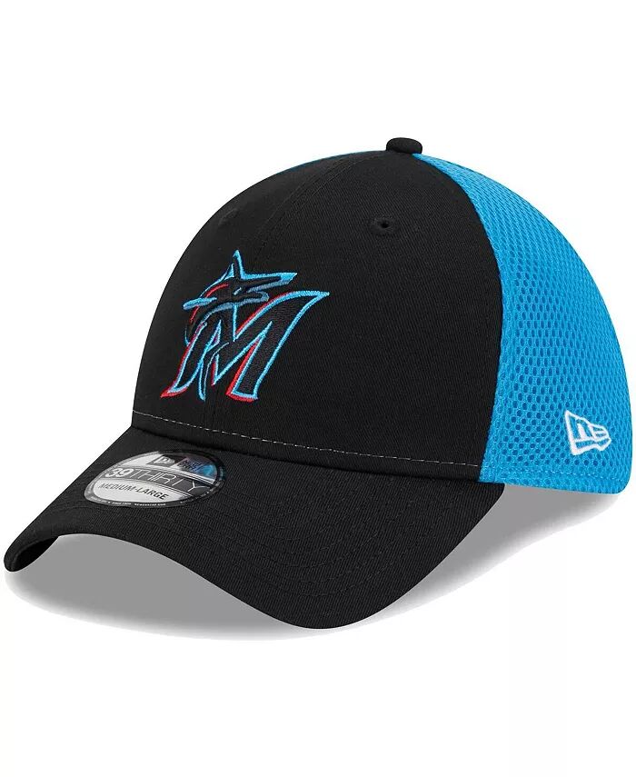 

Мужская черная кепка Miami Marlins Team Neo 39THIRTY Flex Hat New Era, черный