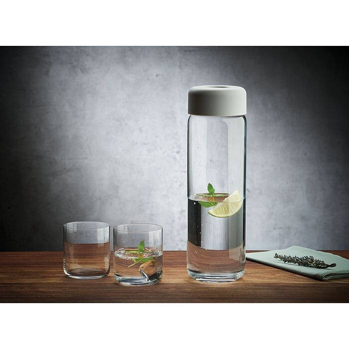 

Стеклянный кувшин и набор стаканов телесного цвета Finesse Nude Glass, белый