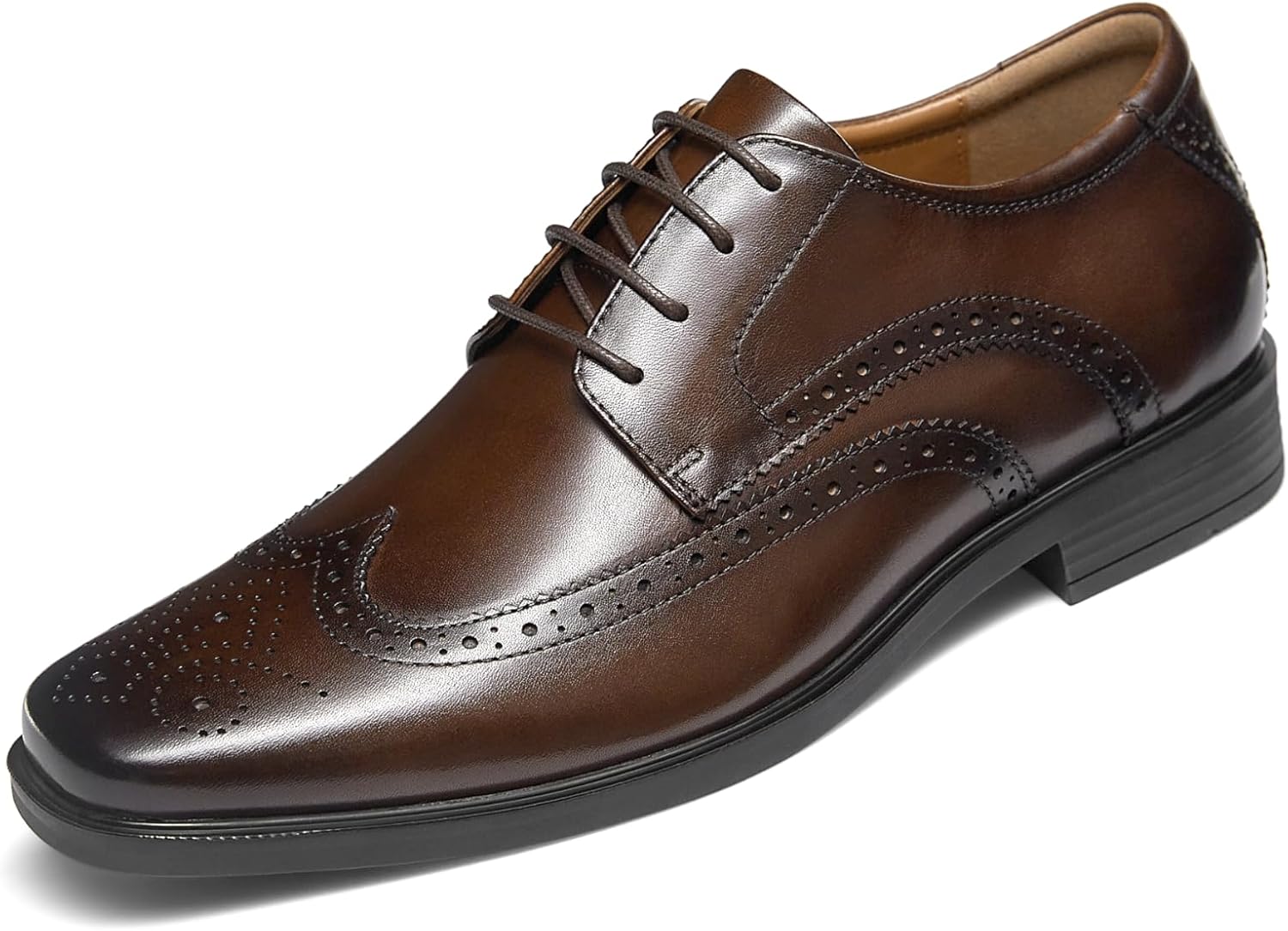 

Мужские кожаные оксфорды, формальные туфли на шнуровке Siplip, темно-коричневый