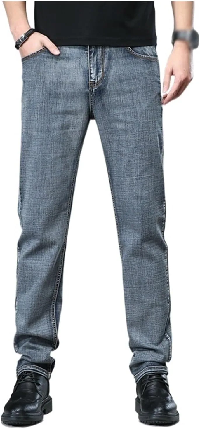 

Стройные брюки Stretch Fashion Commercial Jeans Straight Leg с передним карманом SIDUFHAOPKLL