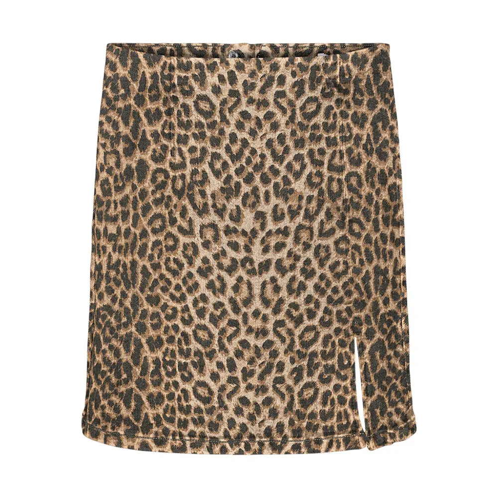 

Юбка Vero Moda Nelly high waist short skirt, коричневый