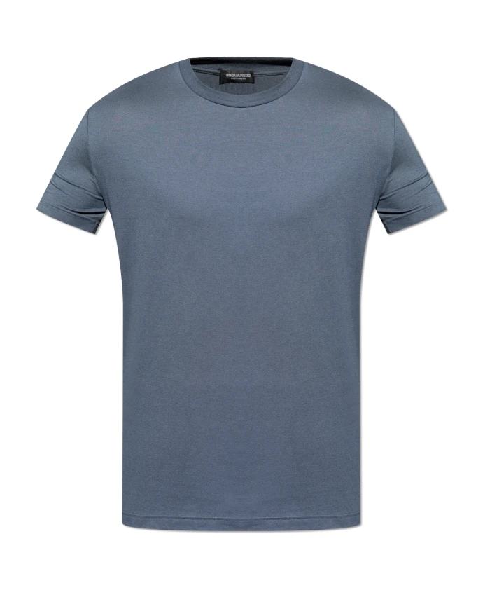 

Футболка в стиле нижнего белья с круглым вырезом. Dsquared2, серый