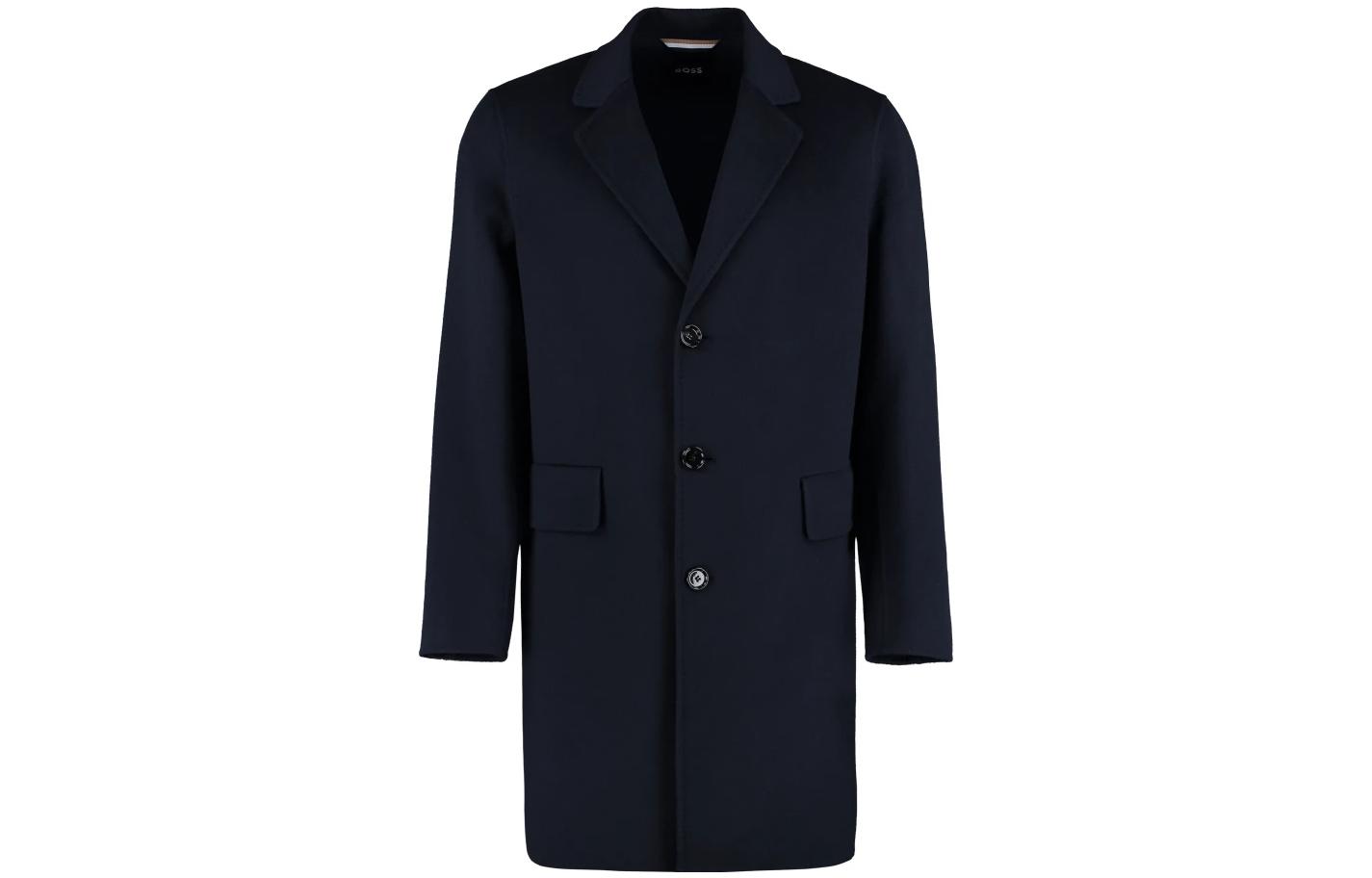

HUGO BOSS Синее мужское пальто, Blue