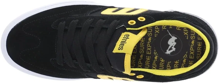 Мужские скейтбордистские кроссовки Etnies Windrow Vulc X Exposure, Black Yellow — фото 4