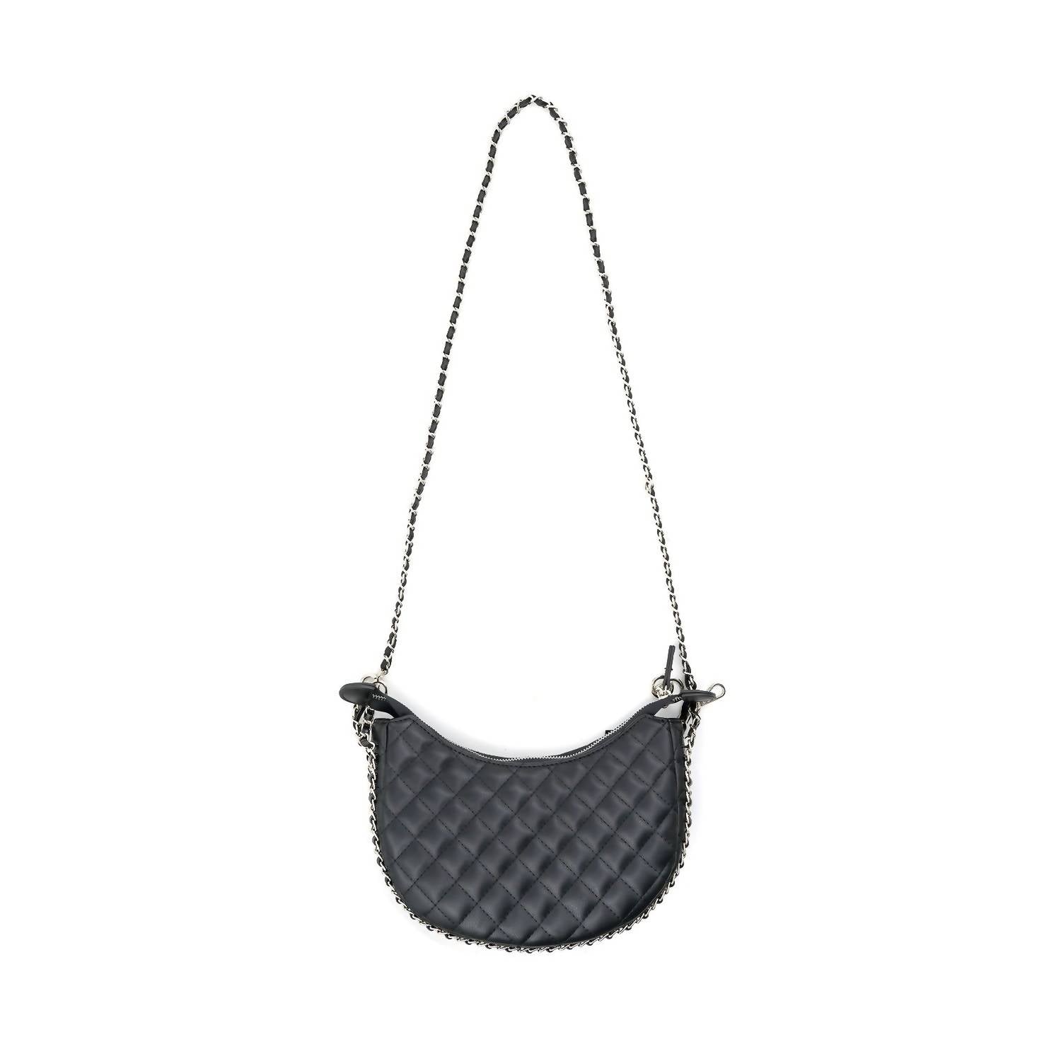 

Стеганая сумка через плечо Clifton черного цвета BC Handbags