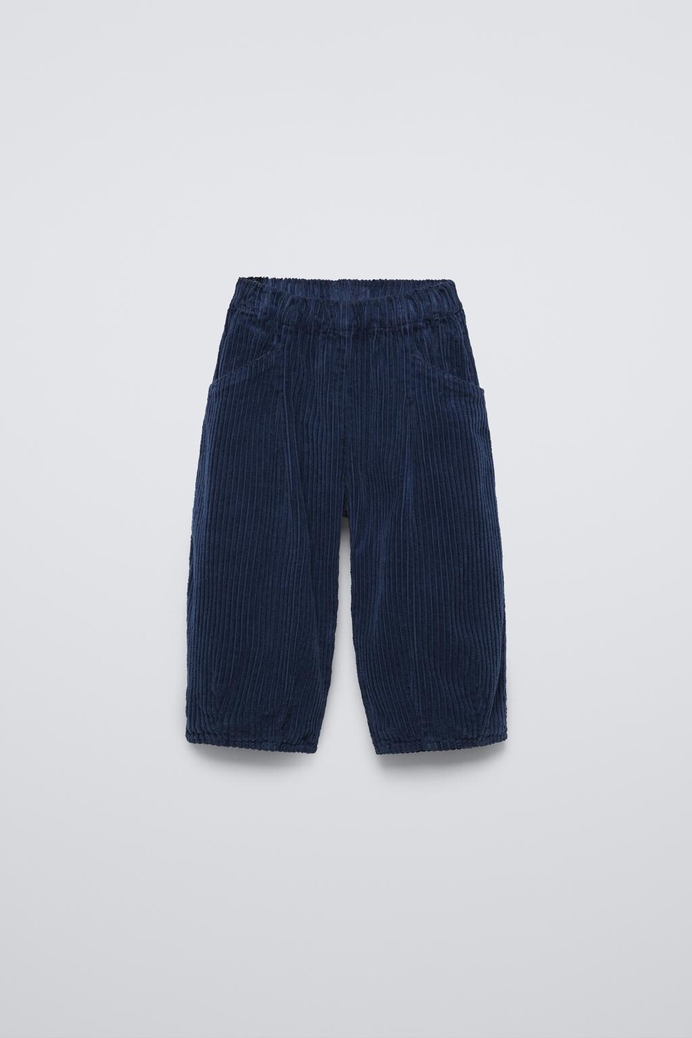 

Брюки из толстого вельвета ZARA, синий