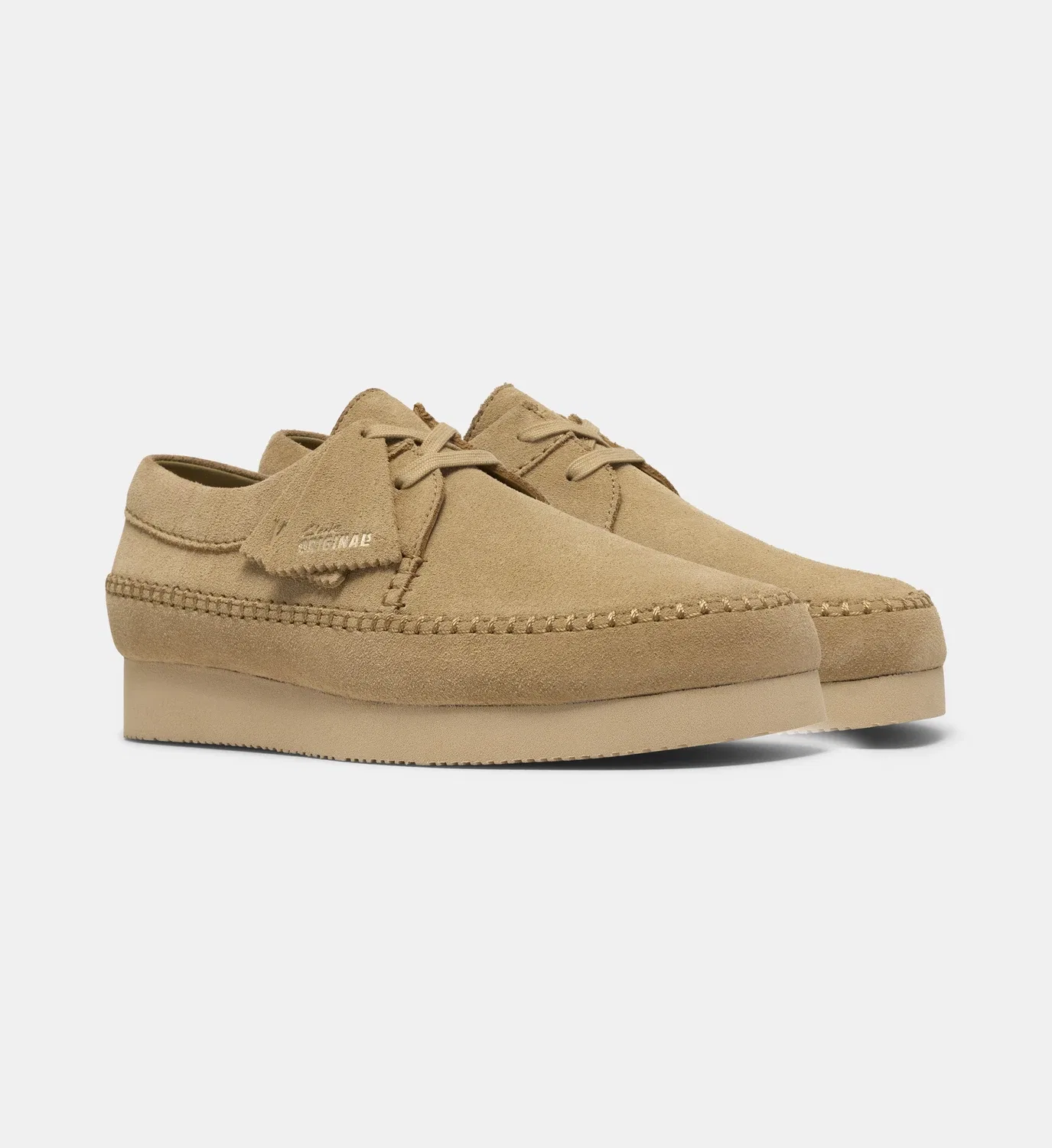 Дерби Уивер Clarks, бежевый — фото 2