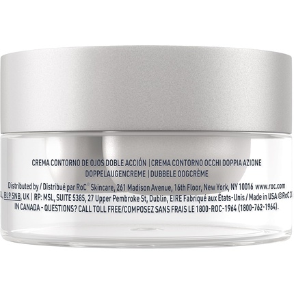 Крем для глаз RoC Derm Correxion Dual Eye Cream 2-в-1 для лифтинга, уменьшения темных кругов и отечности, 10 мл — фото 3