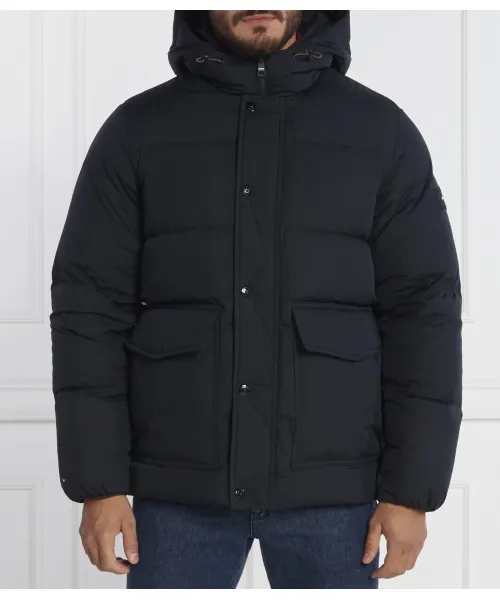 

Пуховик с капюшоном Regular fit Tommy Hilfiger, синий
