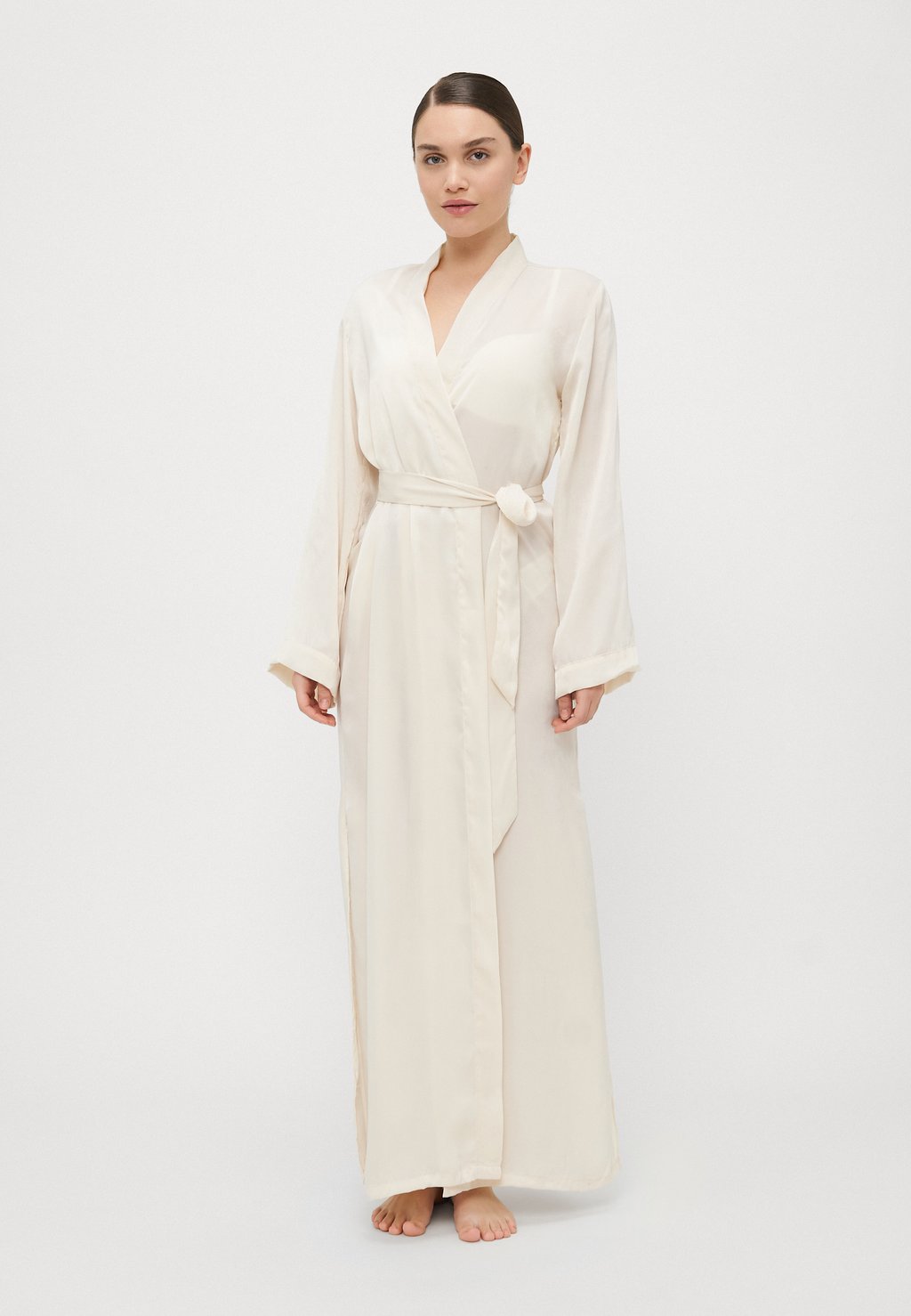 

Халат KIMONO LONG MINIMAL Hunkemöller, кремовый