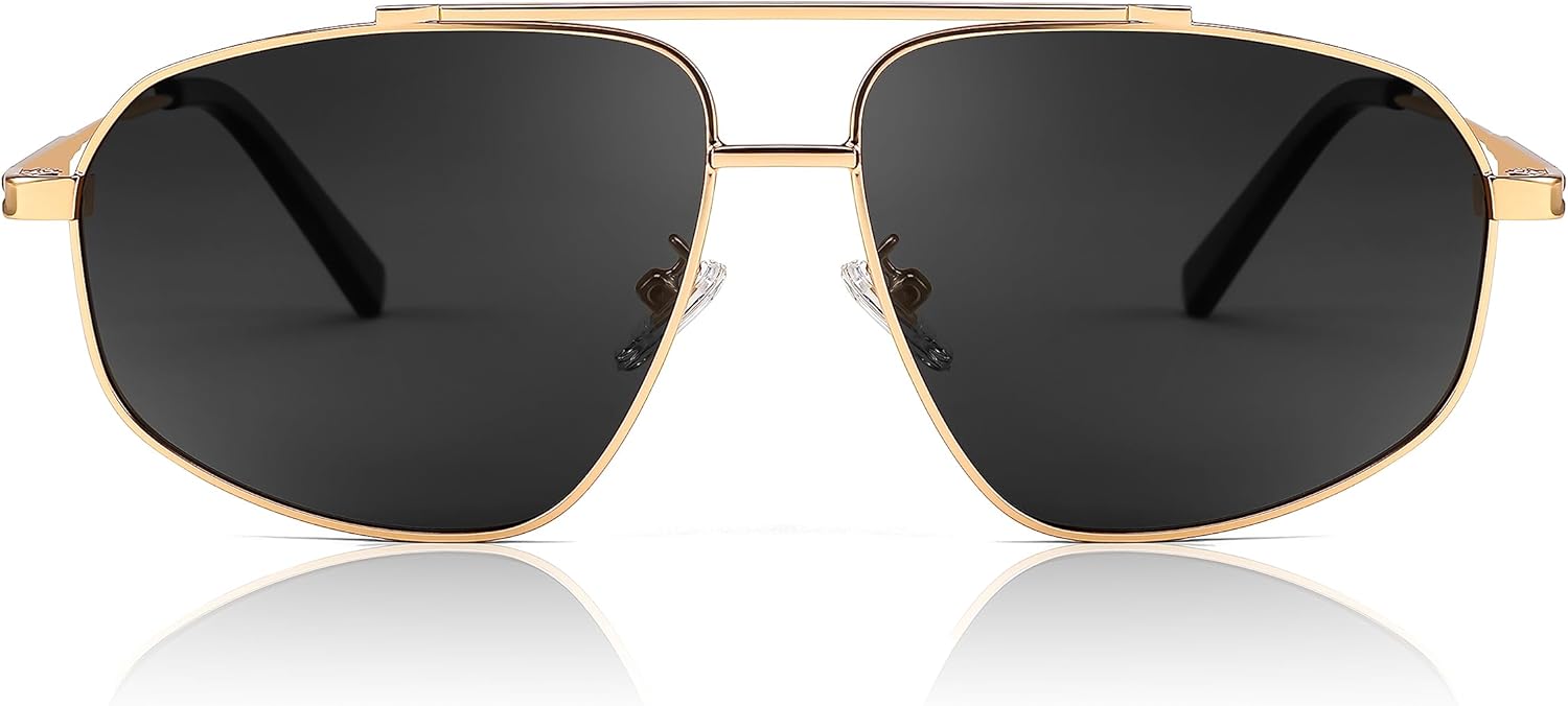 

Солнцезащитные очки FEISEDY Retro Aviator с поляризацией, для женщин и мужчин, в стиле 90-х, маленькие, винтажные, модные, с зеркальными линзами, артикул B2364, 004 Gold Frame/Grey Lens