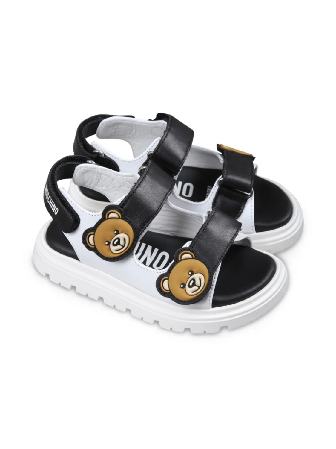 

Сандалии Moschino Kids с аппликацией Teddy Bear, белый