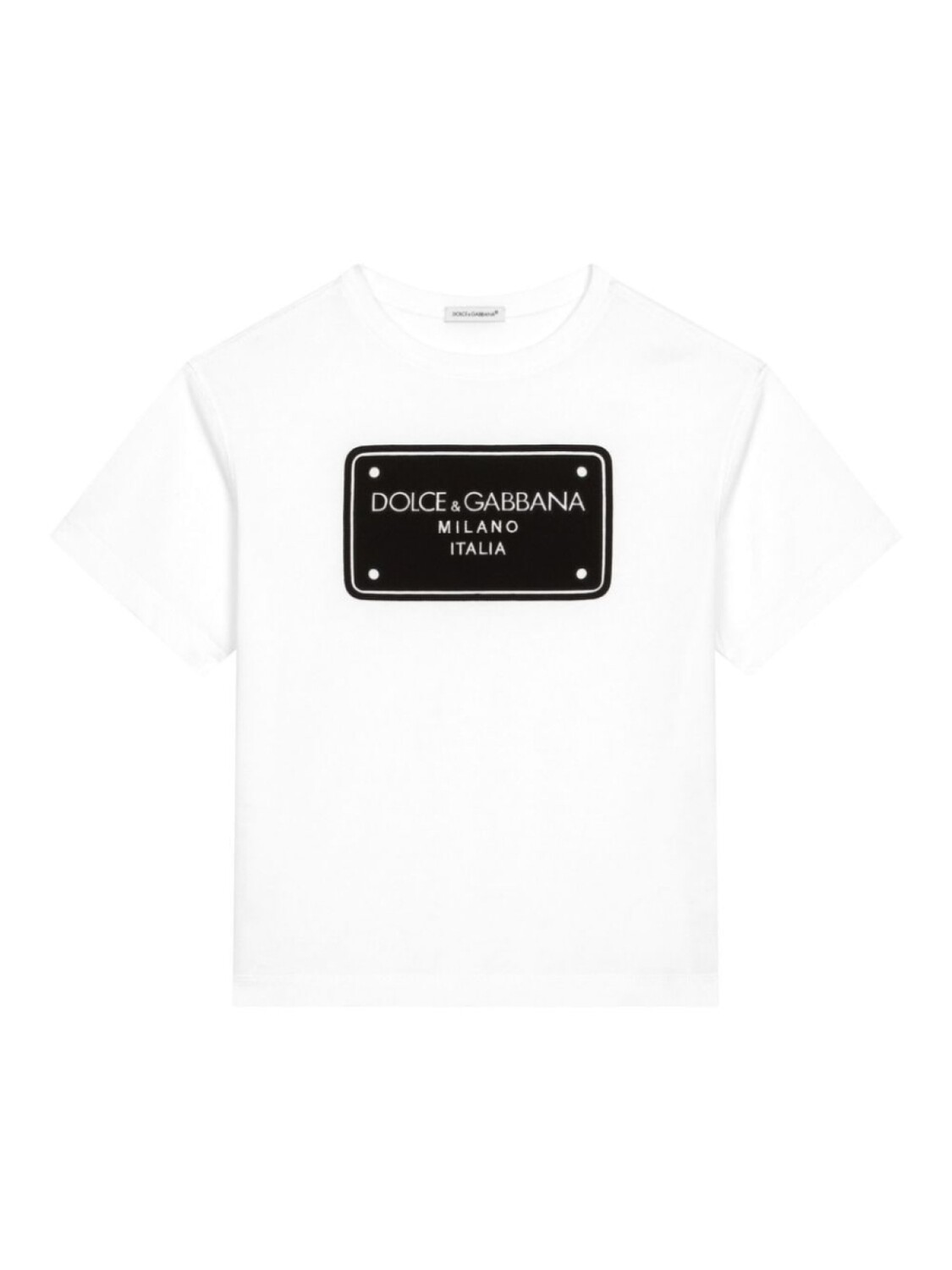 

Dolce & Gabbana Kids футболка с логотипом, белый