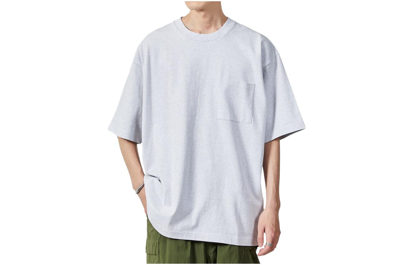 

Мужские футболки с круглым вырезом, умеренно прямой крой Freak'S Store, светлый серый