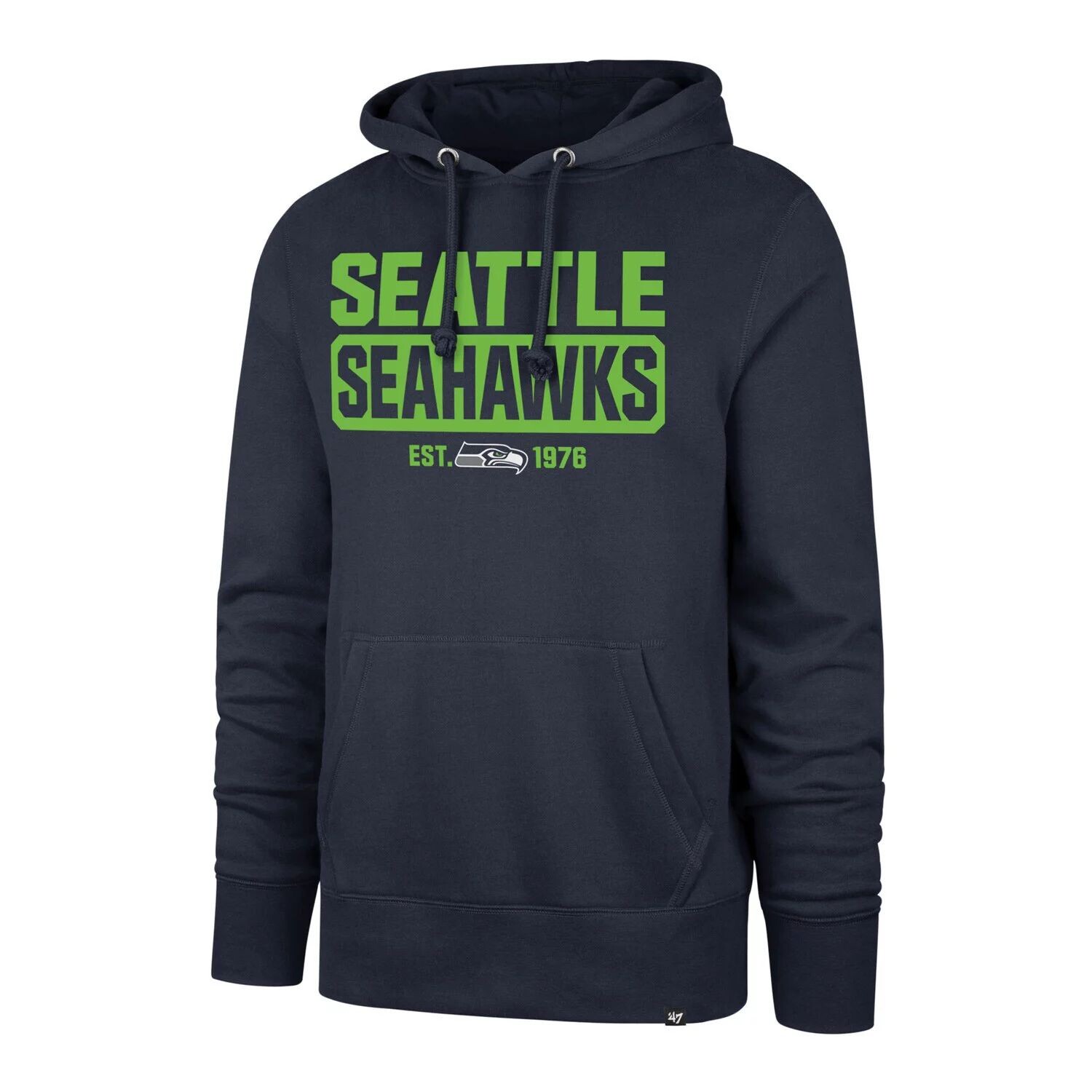 

Мужской темно-синий пуловер с капюшоном Seattle Seahawks '47 College Out