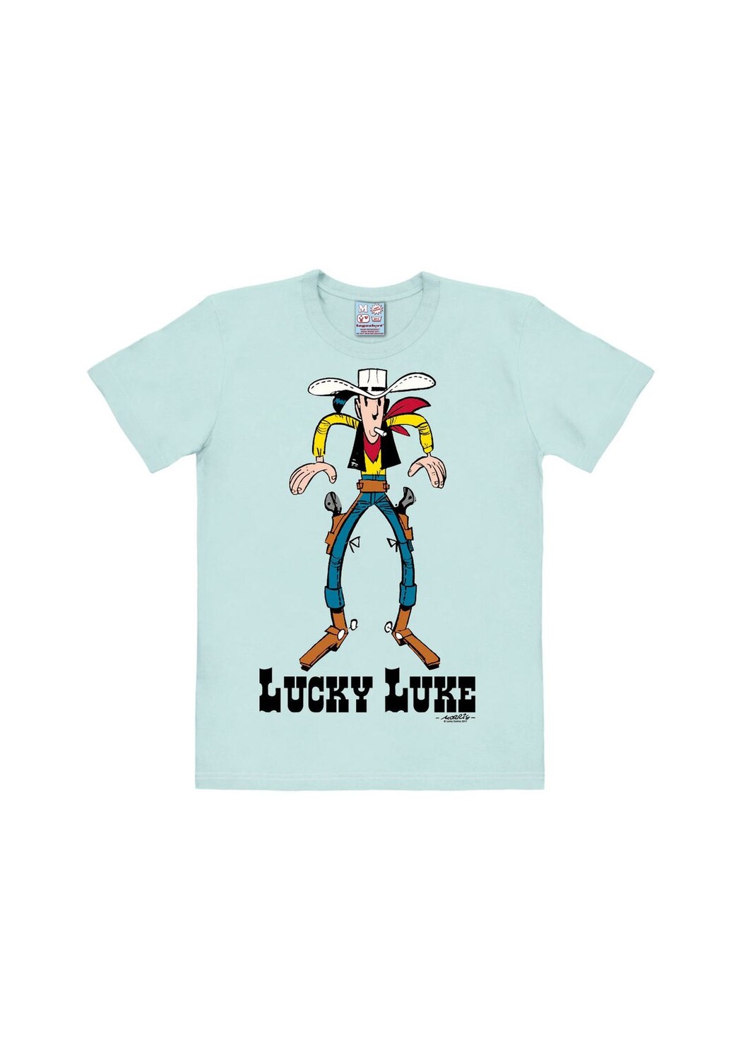 

Футболка Easyfit Lucky Luke - Showdown LOGOSHIRT, цвет Chalk Blue
