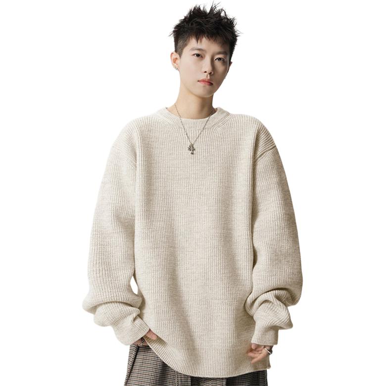 

Трикотажный свитер Unisex с круглым вырезом Moderate Others VanCamel, хаки