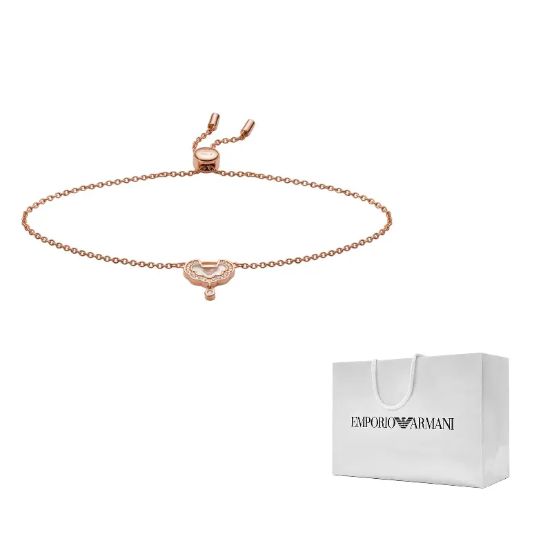 

Emporio Armani Браслет из серебра 925 пробы, женские, с покрытием из розового золота