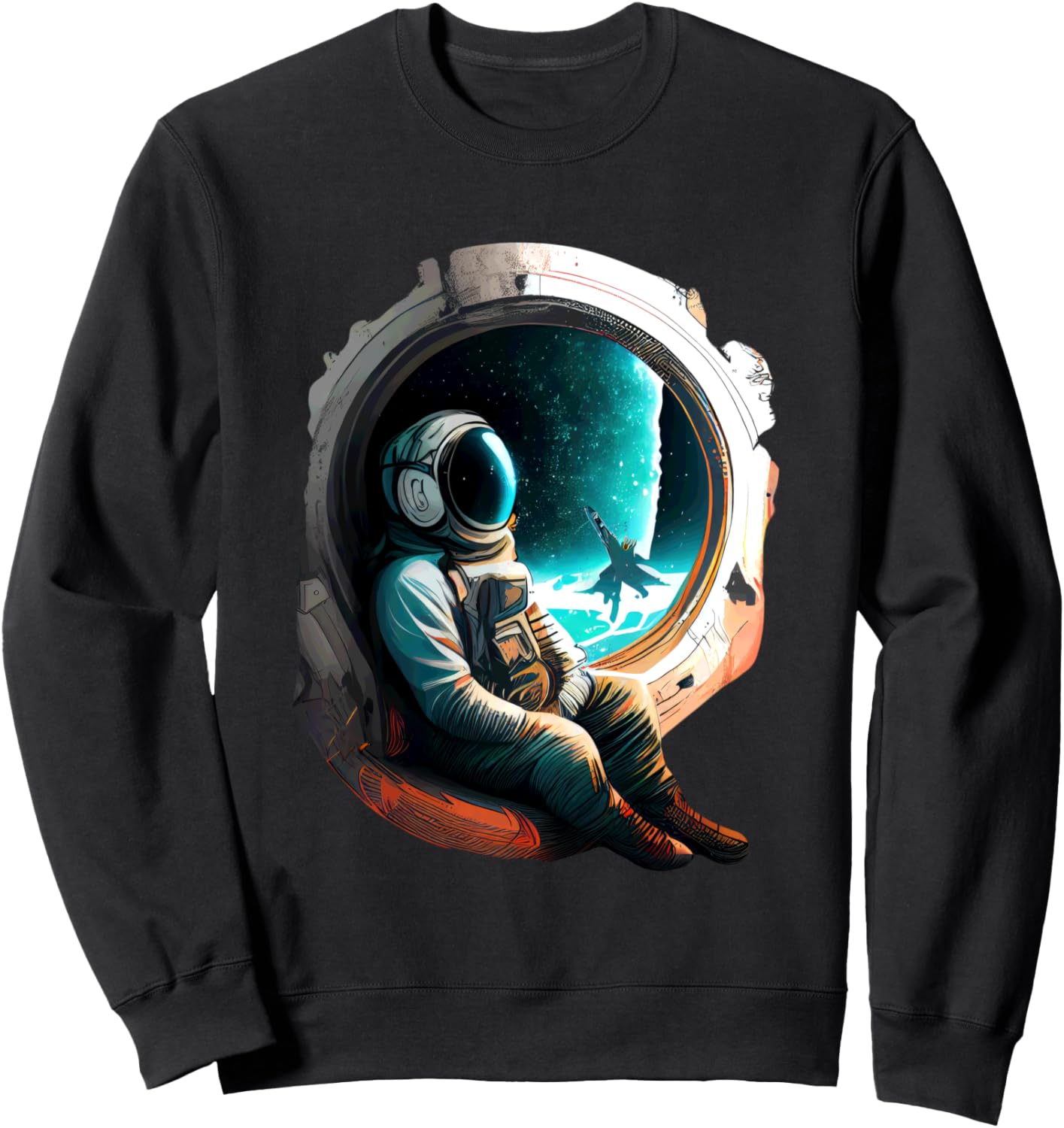 

Толстовка «Взгляд астронавта на космическое приключение» Cosmic Journey Space Enthusiast Galaxy, черный