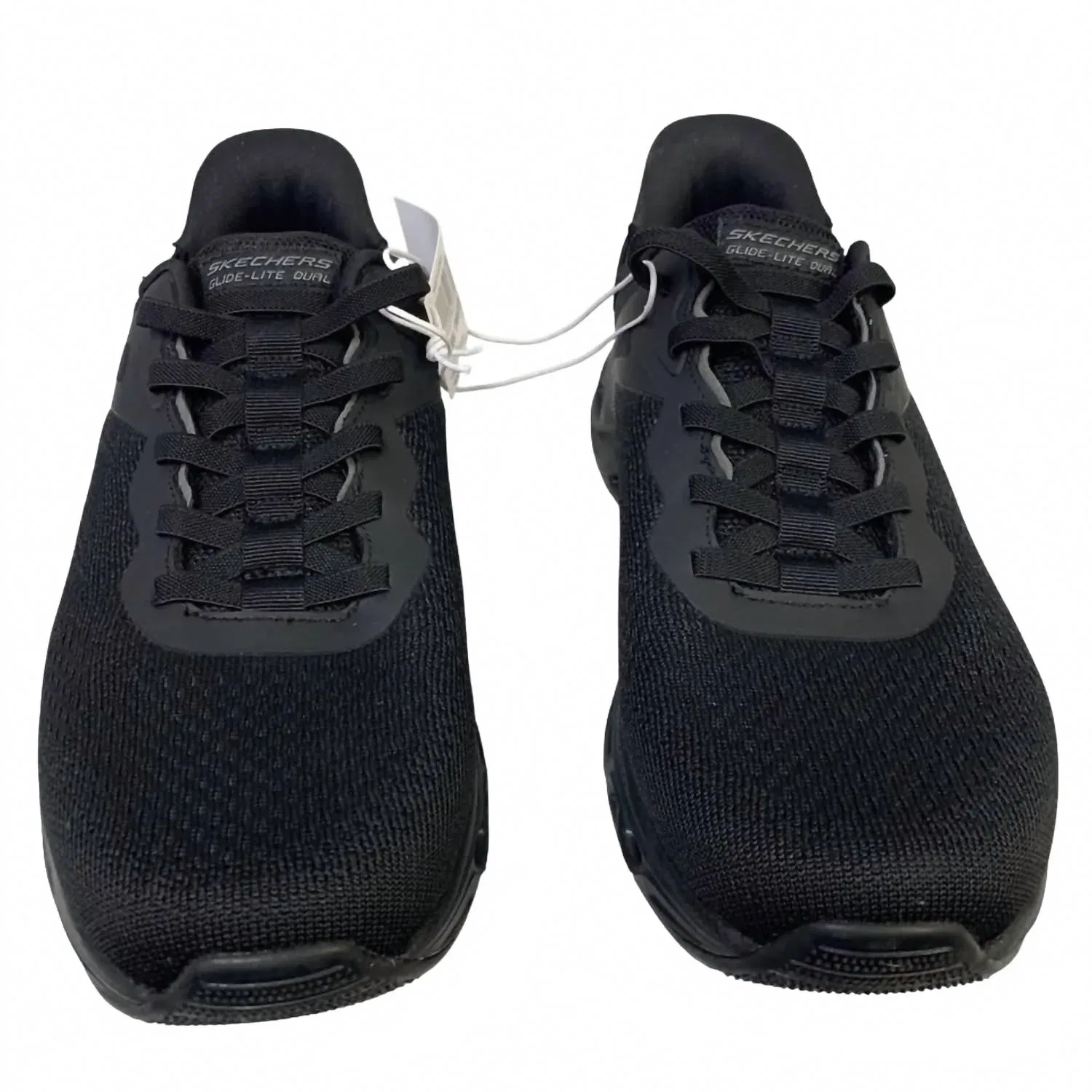 Skechers Мужские сетчатые спортивные кроссовки Swift Fit с открытой пяткой, черные — фото 4