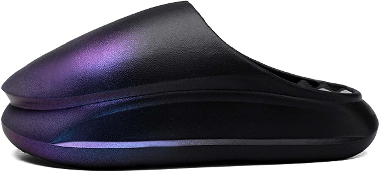 

Мужские и женские шлепанцы Vtiao, супертолстая подошва, дизайн в стиле космического корабля, модная модель, для спорта в помещении и на улице, нескользящие шлепанцы, износостойкие и долговечные, материал EVA, черный