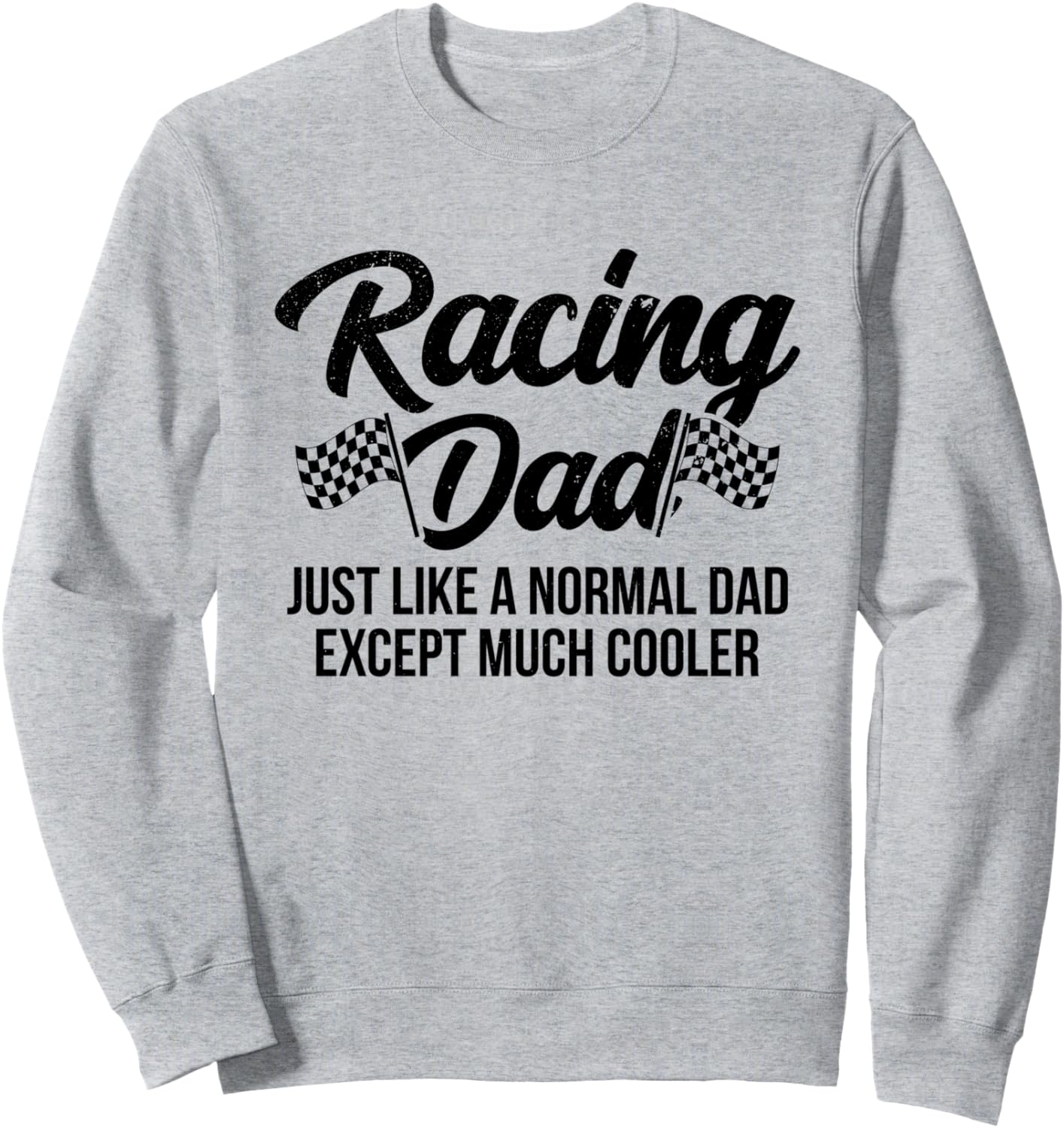

Толстовка для механиков с клетчатым флагом в стиле автогонок, серая Car Racing Dad Gifts Father'S Day