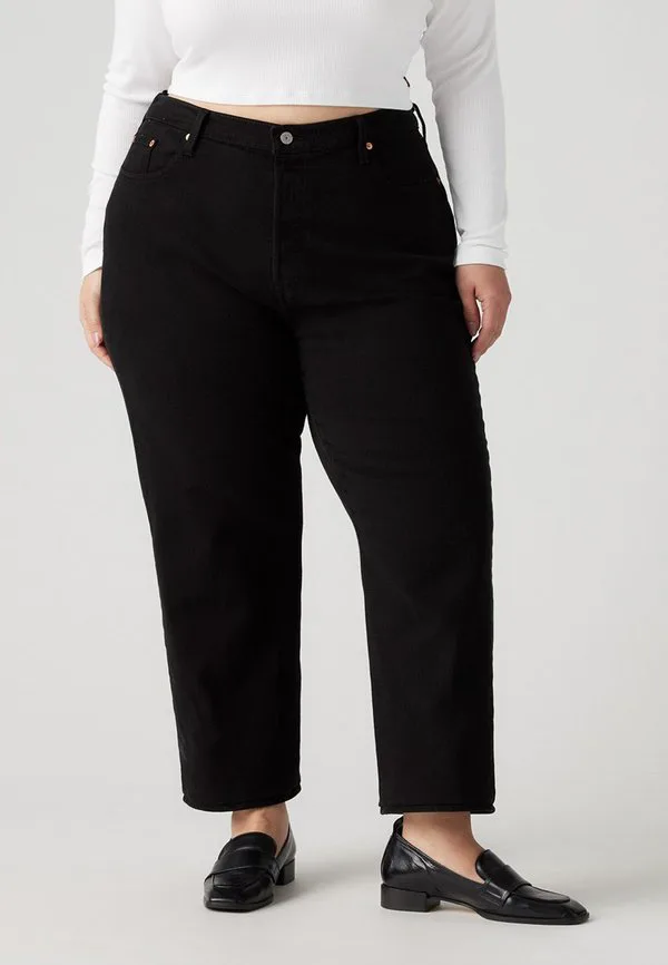 Джинсы прямого кроя с прямыми штанинами и щиколоткой Levi'S Plus, Black Sprout