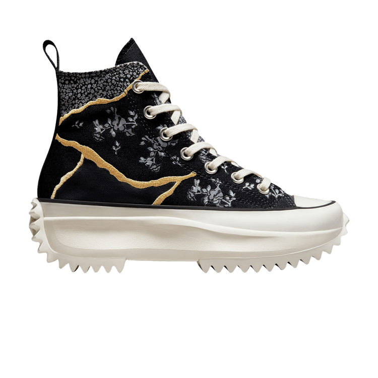 

Кроссовки Converse Run Star Hike High 'Metallic Floral', черный