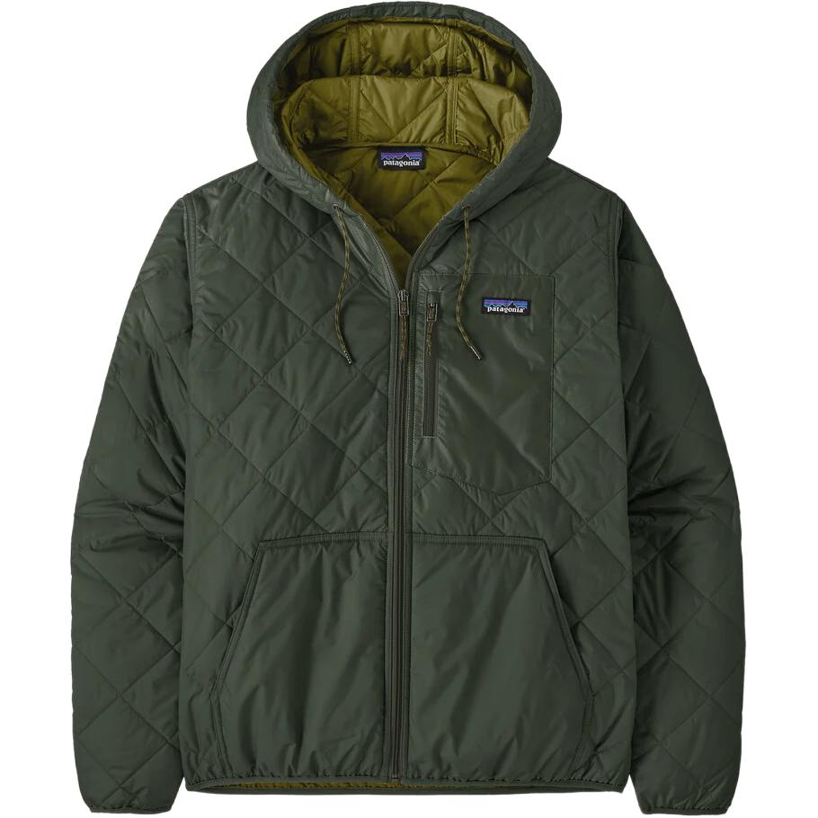 Куртка-бомбер мужская Diamond Quilted Puffer Patagonia, черный — фото 4
