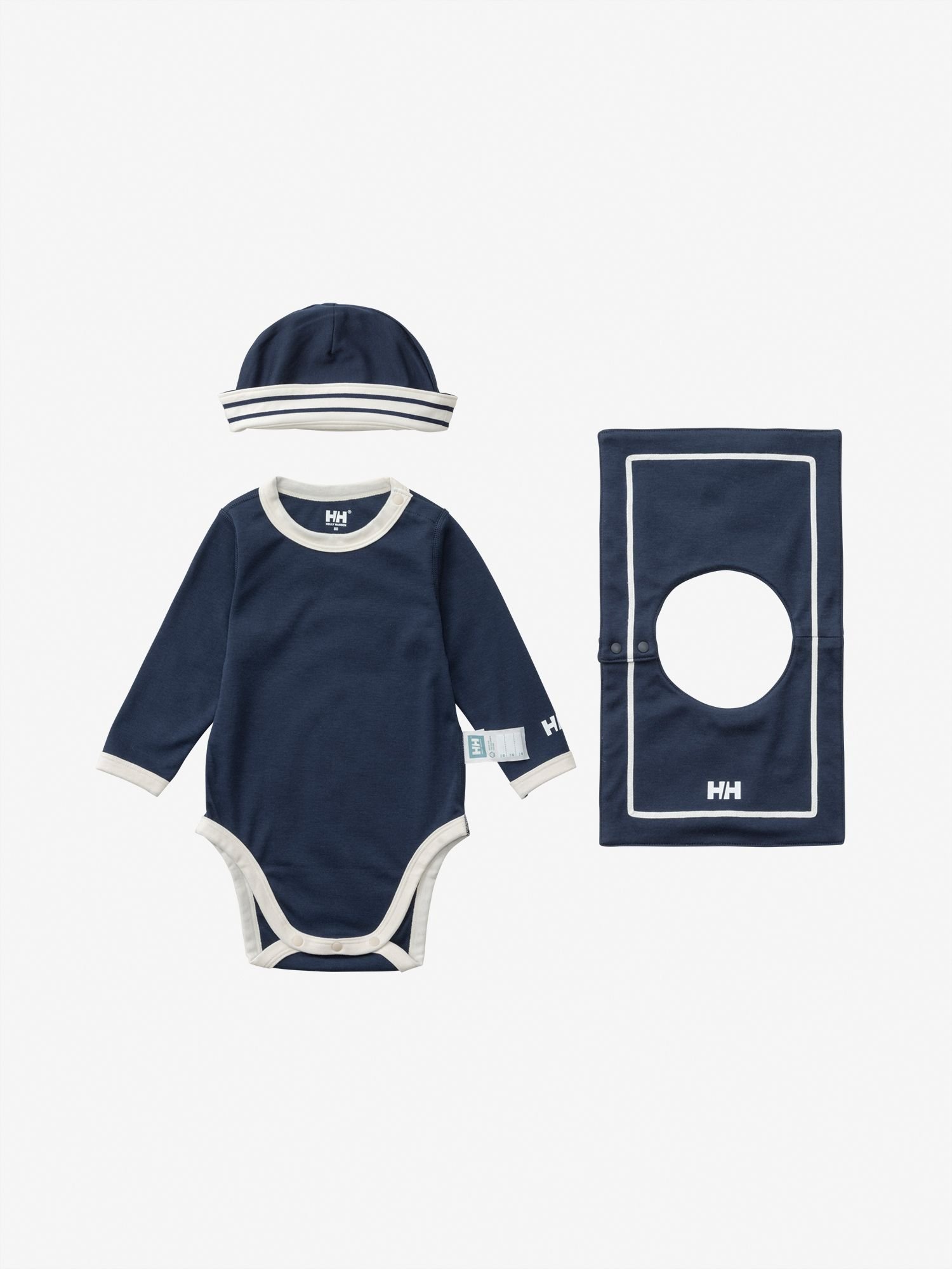 Мой первый комбинезон с длинными рукавами HH Marine Romper Set (для малышей) Helly Hansen, Ocean Navy