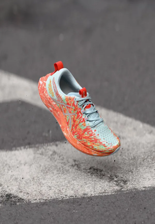 Кроссовки для бега по шоссе noosa tri 16 Asics, Sky/Cherry Tomato