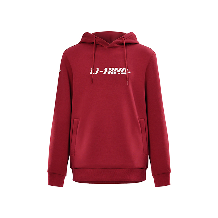 

Толстовка LiNing Unisex темного красновато-фиолетового красного цвета