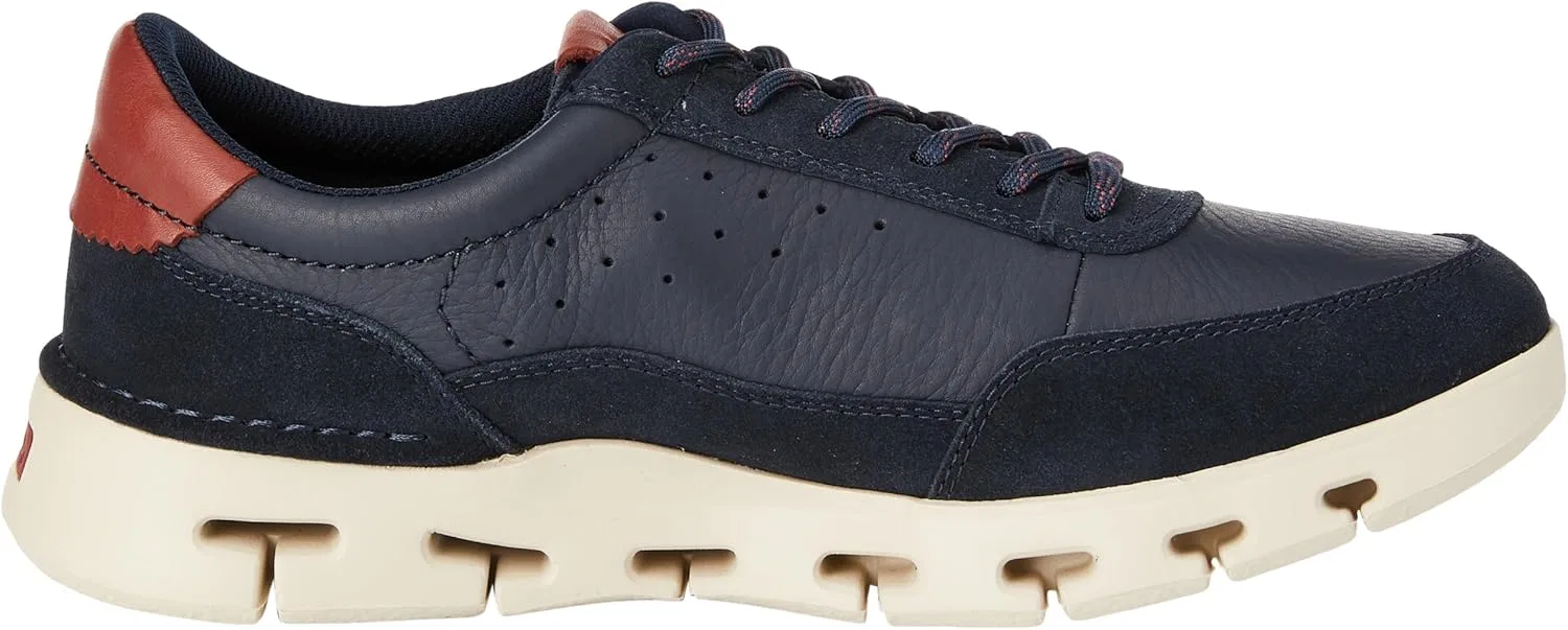 Мужские кроссовки Clarks Nature X One, 3-Navy Leather — фото 4