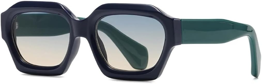 

Мужские солнцезащитные очки с градиентным переходом цвета, солнцезащитные очки UV400 в стиле ретро, ​​женские оранжевые солнцезащитные очки SZVVBKK, Dark Blue Blue Tea