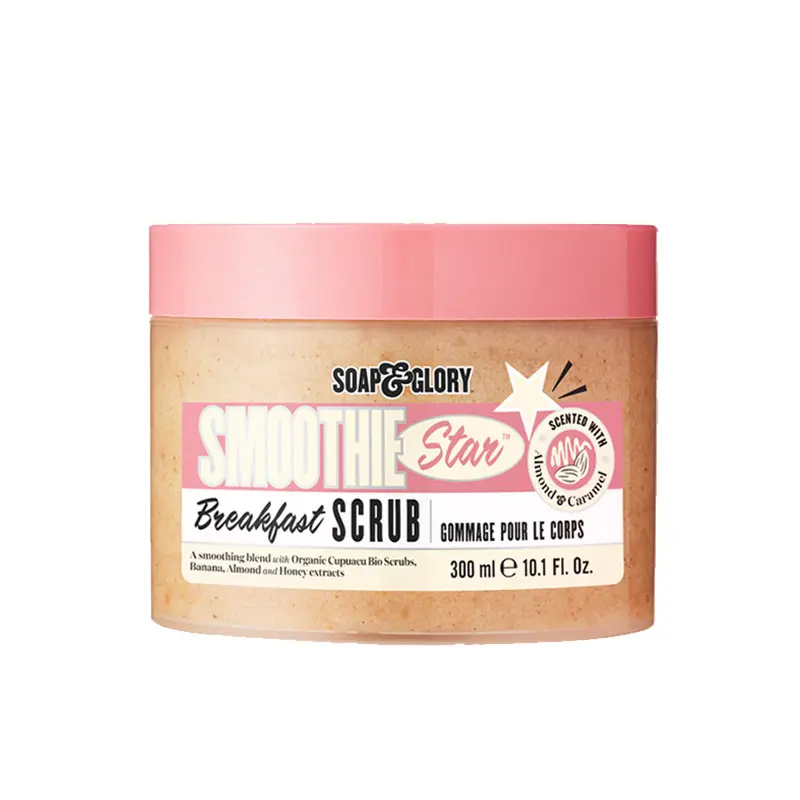 

Охлаждающий скраб для тела tranquil enchantment с ароматом кокосового молока, розы и лаванды SOAP&GLORY