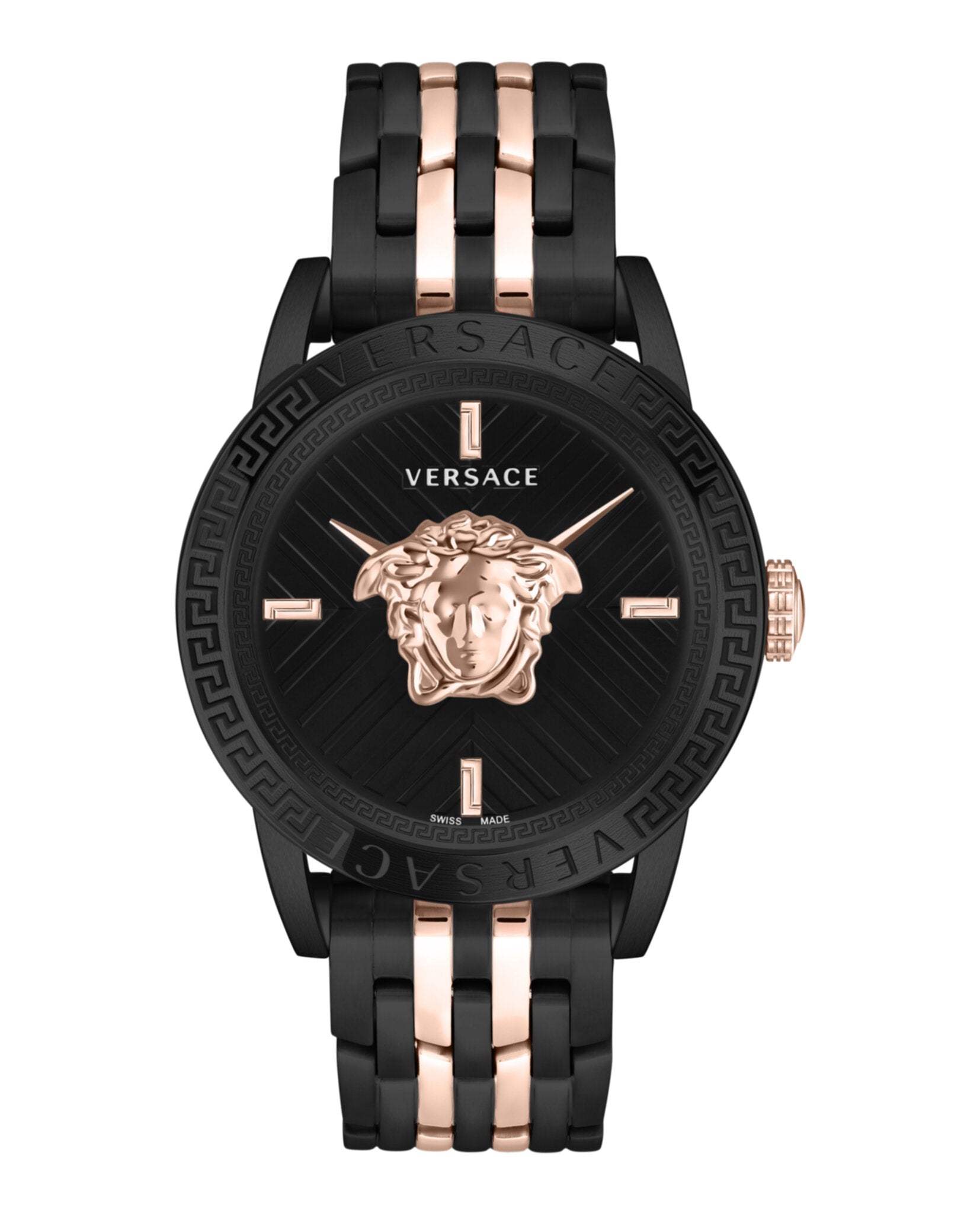 

Часы V-Code Versace, цвет two tone/two tone/black