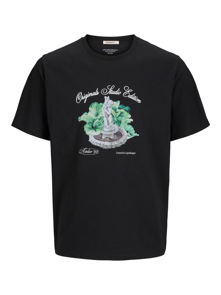 

Футболка JACK & JONES PLUS, черный