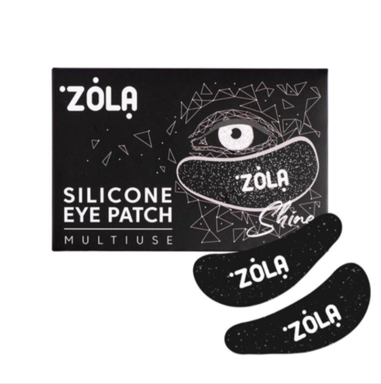 

Силиконовые наглазники Zola (1 пара), черные Inna Marka