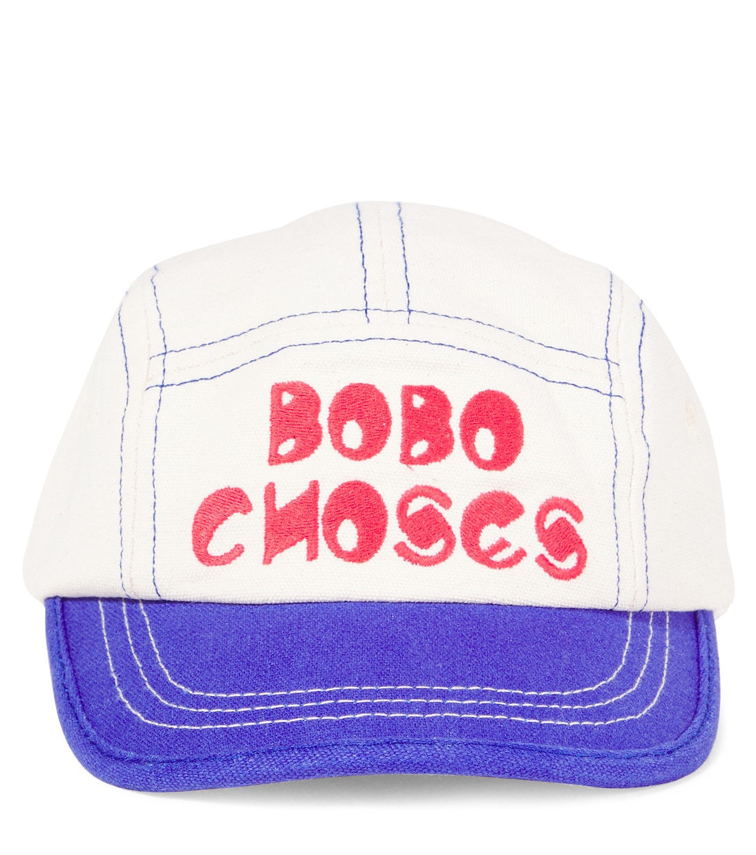 

Хлопковая бейсболка с логотипом Bobo Choses, белый