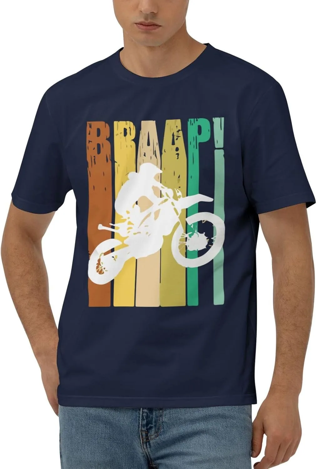 

Футболка Dirt Bike Motocross Racing мужская, короткий рукав, Cotton, Black JYEXSEIZ