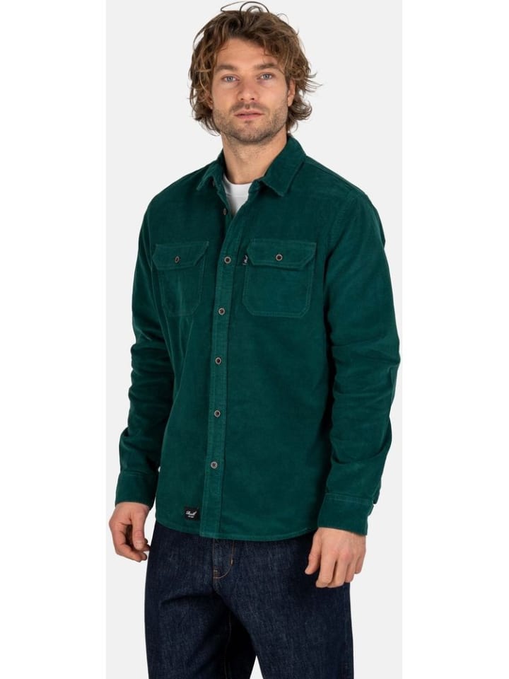 

Reell Рубашка "Dual Shirt" зеленого цвета
