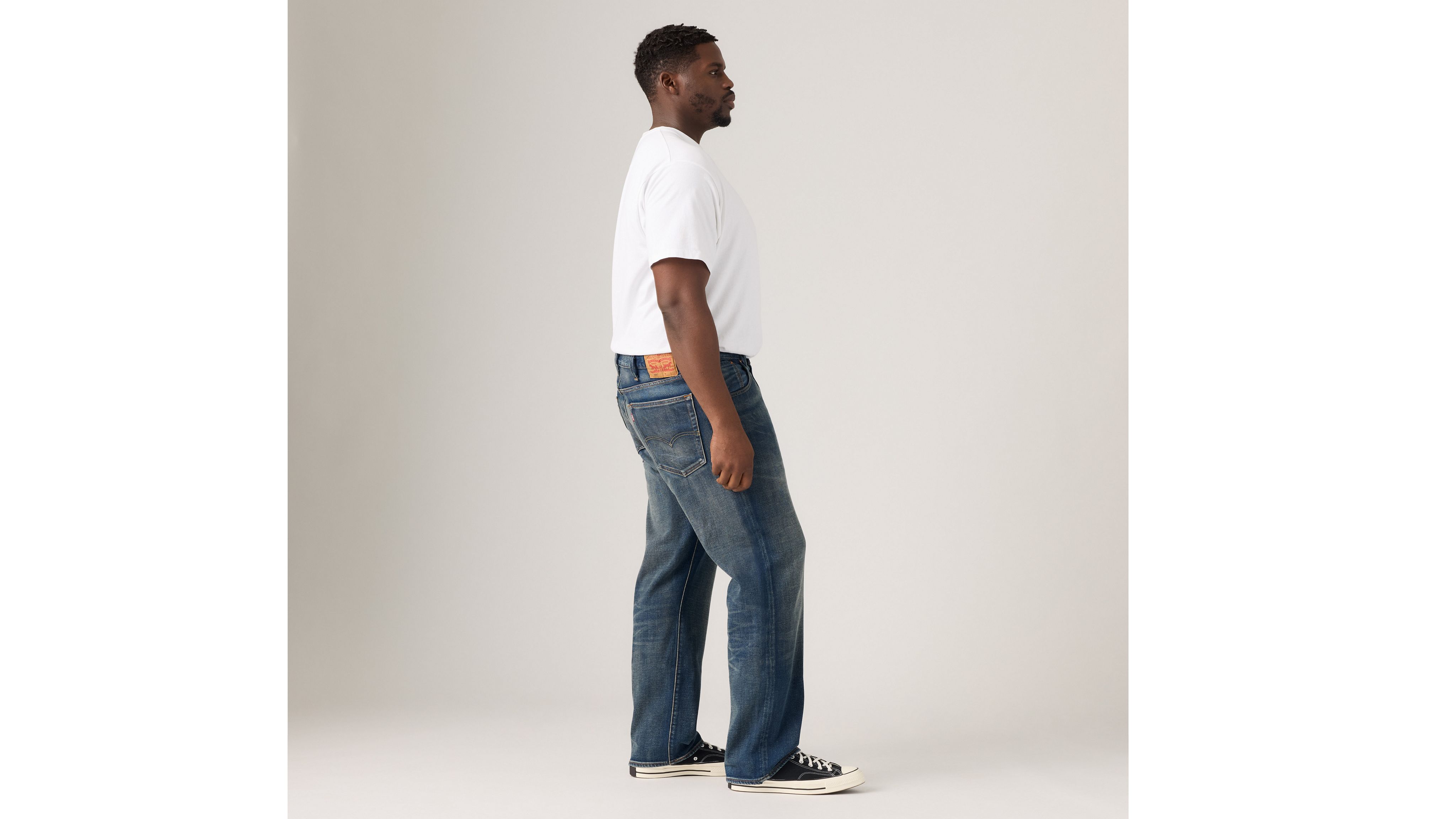 Джинсы 501 Original (для больших и высоких) Levi's, 3pm In Columbus - Dark Wash — фото 3