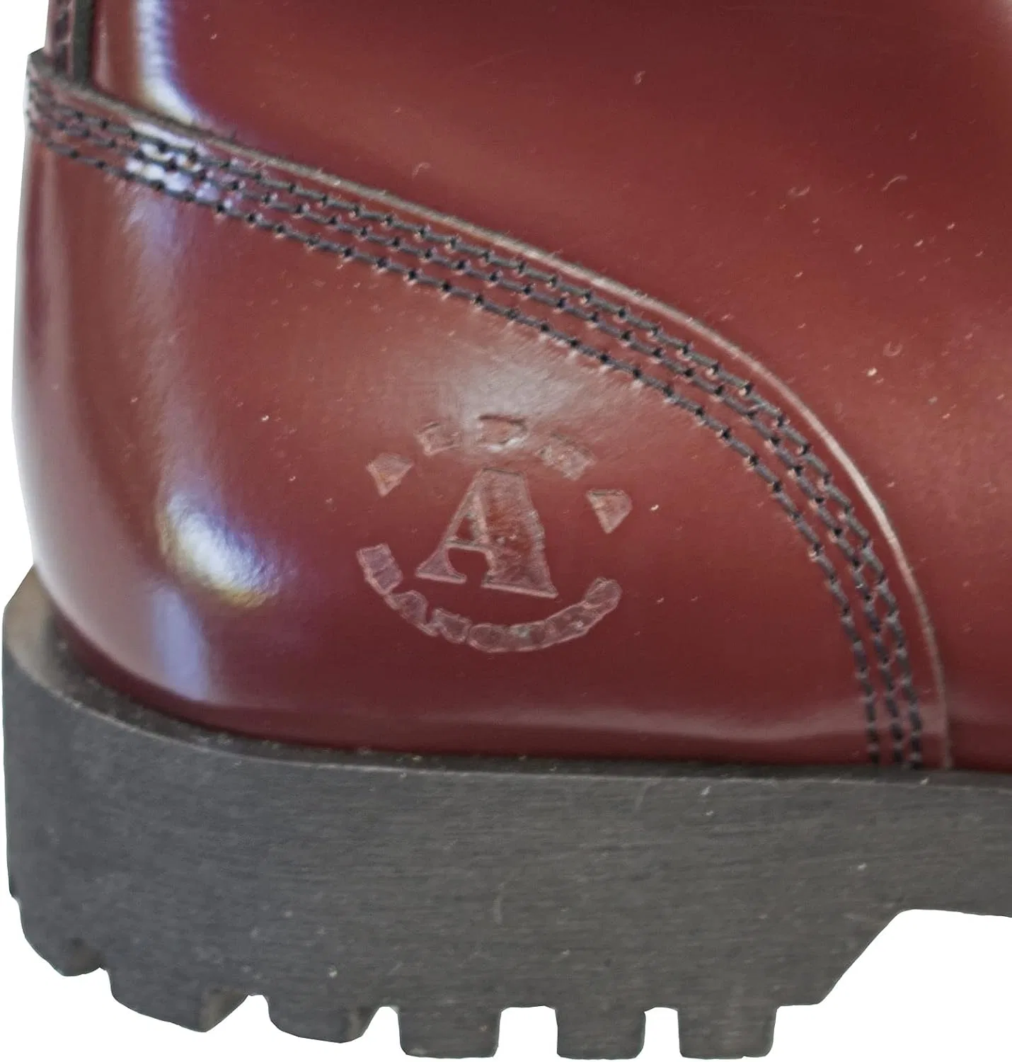 Ботинки Alpha Rangers 14-Hole Boat Festival Army Gothic Leather Combat Boots со стальным носком Original Alpha Rangers, Oxblood 5042 — фото 3