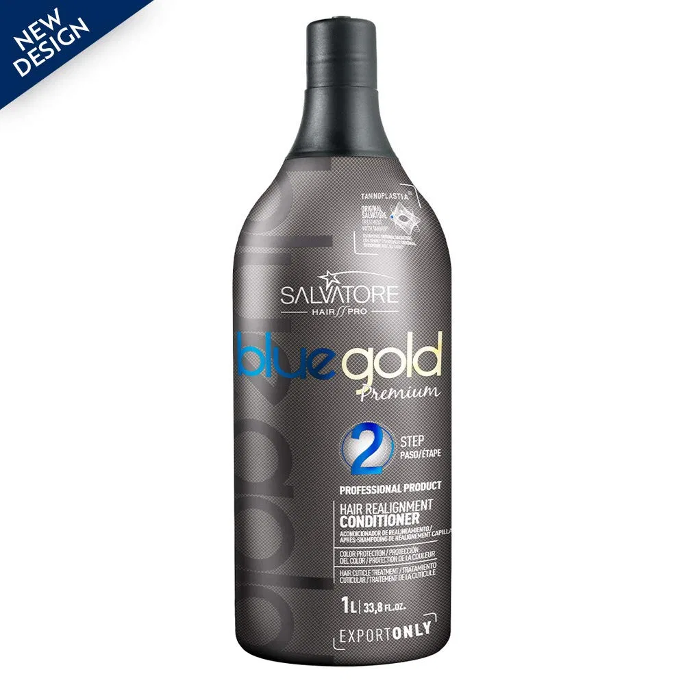 Набор для выпрямления волос Salvatore Blue Gold Tanínica 2x1 Salvatore — фото 4