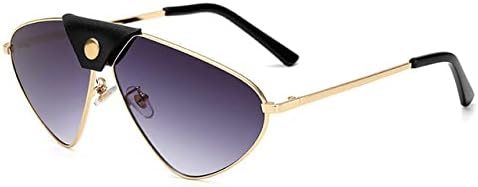 

Солнцезащитные очки 2027 года для женщин и мужчин, винтажные металлические солнцезащитные очки, градиентные солнцезащитные очки с защитой от УФ-излучения UV400 MTZJH, C2