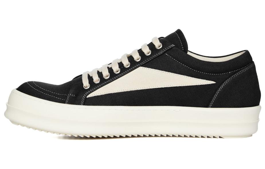 

Rick Owens DRKSHDW Кроссовки Lido Overdyed Denim Vintage Black Milk SS24