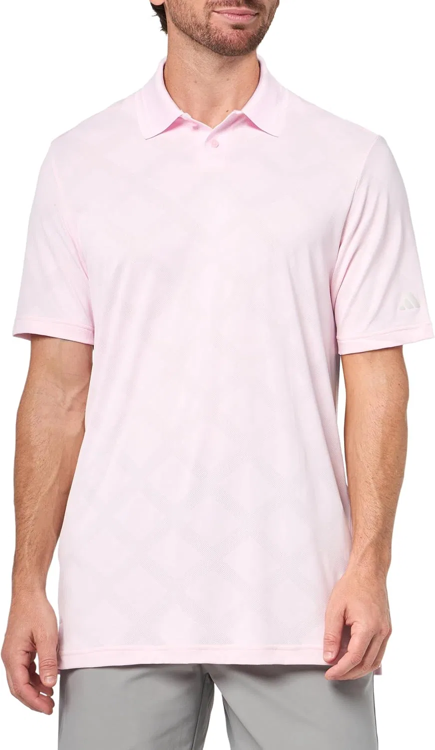 Футболка-поло мужская Adidas Ultimate365 Tour Nylon, розовый