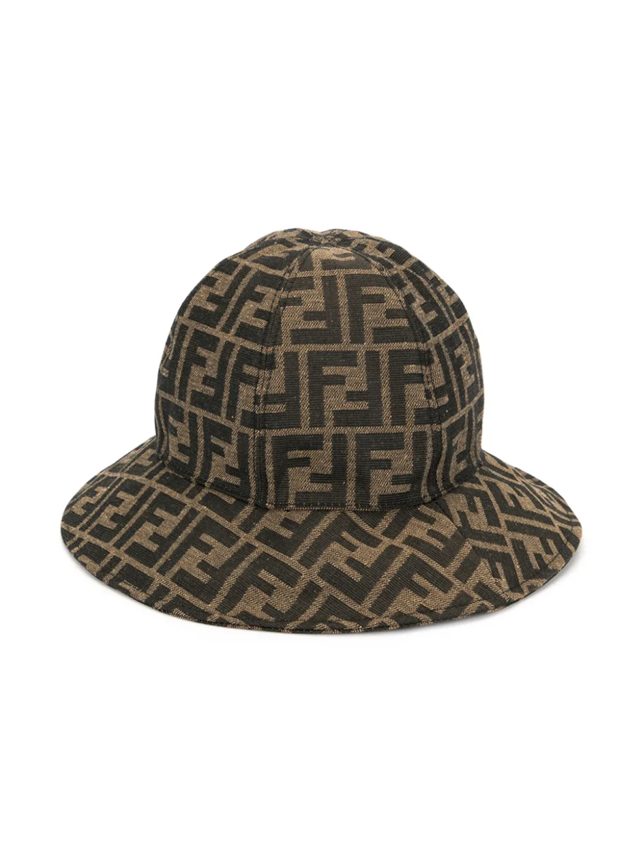

Панама с монограммой FF Fendi Kids, коричневый