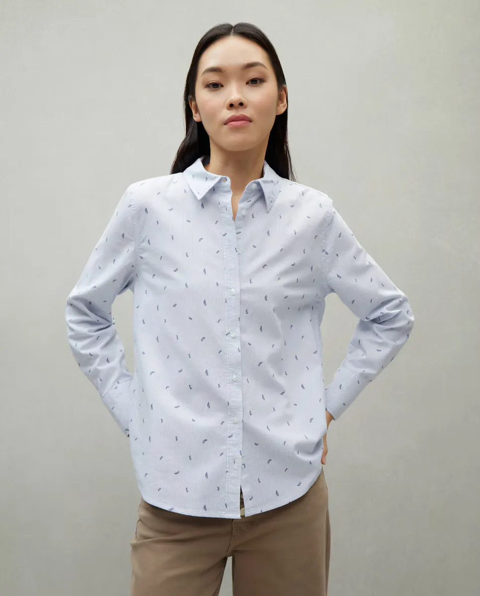 

Женская рубашка с длинным рукавом базовый оксфорд Easy Wear, мультиколор