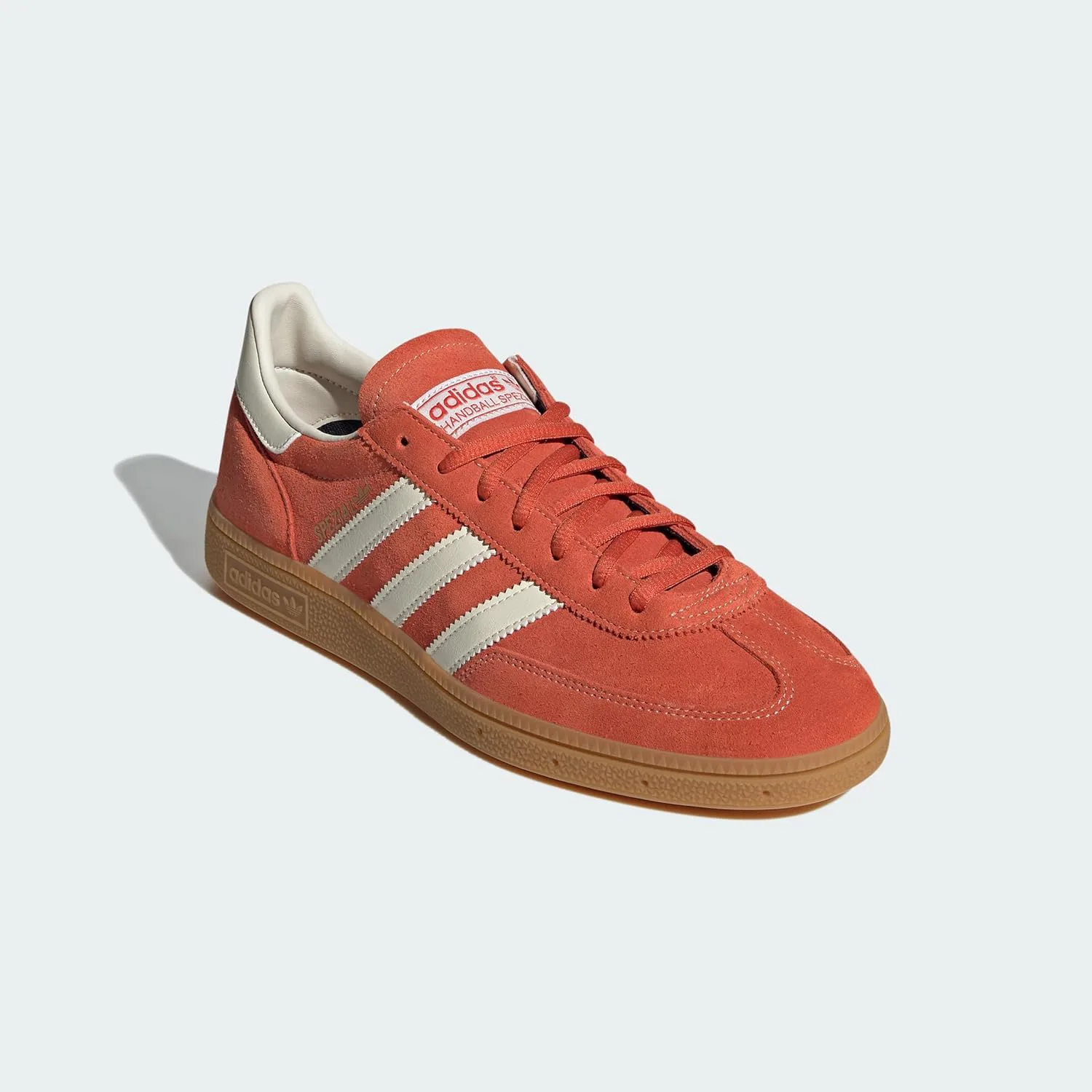 Мужские кроссовки Adidas Originals Handball Spezial, красный/кремовый/белый — фото 4